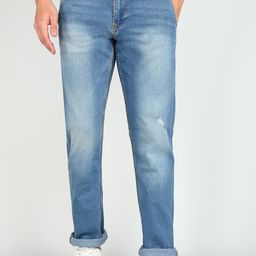 peter england Men Regular Mid Rise Blue Jeans-picture-24