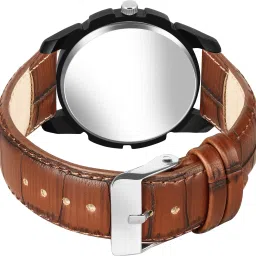 prathsy Analog Watch - For Men ALPHA-A-J16-BLK-DBRW-2 image 4