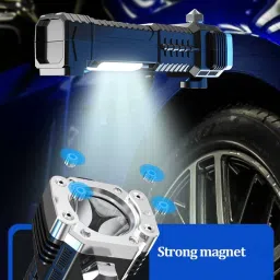 microbots (LIFE SAVING LED TORCH) Glass Breaker Seal Belt Cutter 3 modes Torch image 2