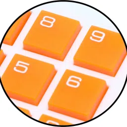 adoere OT-512 WTC Basic Calculator – Dual Power, 12 Digit, Check & Correct (Orange) OT-512 WTC Basic Calculator – Dual Power, 12 Digit, Check & Correct (Orange) Basic Calculator image 3