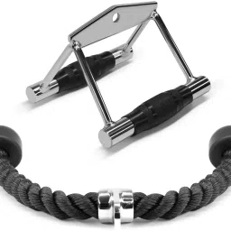 D Handle Cable Attachment and Tricep Pull Down Rope Lat Pulldown-0