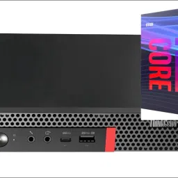 NCS (NIDHI COMPUTER SOLUTIONS) ThinkCentre Tiny Desktop | Core i7 - 9700 Processor [LHR] Core i7-9700 [8 Cores, 8 Threads] (32 GB RAM/Integrated Intel® UHD 4K 630 Graphics/1 TB SSD Capacity/Windows 11 Pro) Mini Tower with MS Office-25