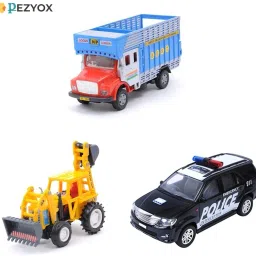 Police Fortune And JCB And Truck-38