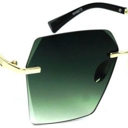 Gradient, UV Protection, Mirrored Rectangular Sunglasses (Free Size)-picture-7