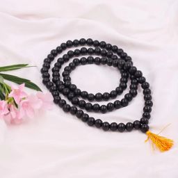 Original Karungali Malai 108-Beads Ebony Wood Wood Necklace-image-96
