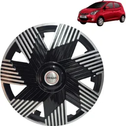 Eon Matrix Silver Black 12 INCH Wheel Cover For HYUNDAI Eon-image-9