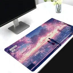 Eshaaver Anime Scenic Gaming Mouse Pad – Large, Non-Slip, Smooth Surface for Desk & PC Non Slip Base Mousepad-image-34