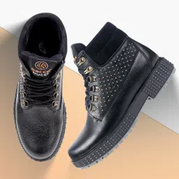 Men's Storm Surge Water Resistant Oil Full Grain Leather Insualted/Rugged/Height Increaser Work Boots For Men-image-91
