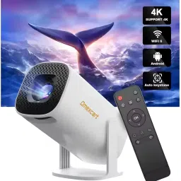 Omexcart 4K Decoding Android 11. WiFi 5G BT Inbuilt Netflix Prime Hotstar Auto Keystone (4000 lm / 1 Speaker / Wireless / Remote Controller) Portable Projector-10