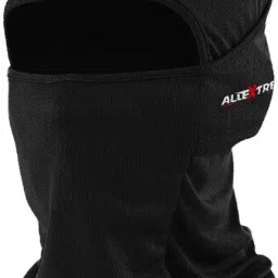 Black Bike Face Mask for Men & Women-image-8