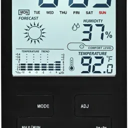 Digital Black Clock-4