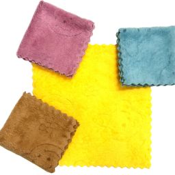 KETKAR Teddy Bear Print Baby Face Towel Hanky Set 4 Pcs Multicolour ["Multicolor"] Handkerchief-image-26