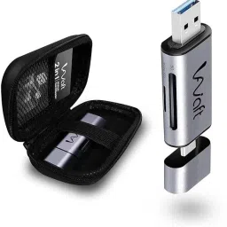 AIWaft Dual Connectivity Card Reader Type C USB 3.0 2-in-1 SD/Micro SD Slots Card Reader-38