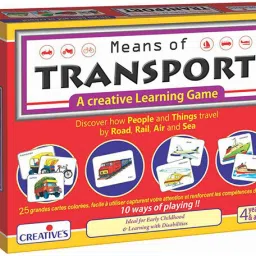 Means of Transport Educational Learning Game Vehicles on Land Transport Ages 4+-24