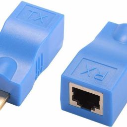 microware 4K 3D HDMI 1.4 30M Extender to RJ45 Over Cat 5e/6 Network LAN Ethernet Adapter - Blue 4K 3D HDMI 1.4 30M Extender to RJ45 Over Cat 5e/6 Network LAN Ethernet Adapter - Blue HDMI Connector-image-26