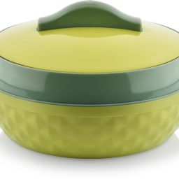 Taigun 3000 Insulated Inner Steel Casserole BPA Free Food Grade 2 Liter Green Thermoware Casserole-picture-14