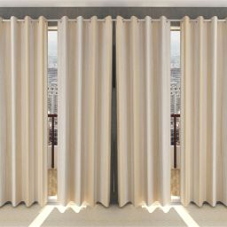 274 cm (9 ft) Polyester Semi Transparent Long Door Curtain (Pack Of 4)-image-47