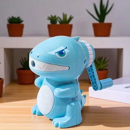 colorbee Compact Adjustable Cute Handle Pencil Sharpener with Bright Creative Style Dragon Shape Color Pencil Sharpener Kids Cute Cartoon Safe School Stationery Sharpener-picture-3