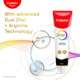colgate Total Charcoal Deep Clean Antibacterial Toothpaste (with a Premium Toothbrush) Toothpaste image 4