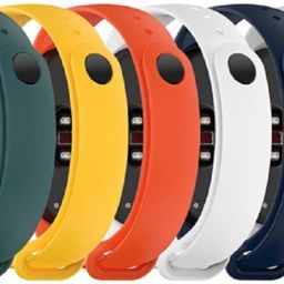 PORTLIX BEST BUY SOFT SILICON BAND BRACELET STRAP COMPATIBLE WITH XIAOMI MI BAND 5 AND XIAOMI MI BAND 6 (NOT FOR MI BAND 4/3/2) (WATCH NOT INCLUDED) (MODEL 2020/2021) COMBO OF 08 PIECES Smart Band Strap-image-2