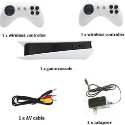 Clubics 1 GB 8 Bit TV Game Console contra tank mario bomber man 620+ game GS5 wireless 1 GB with 620-38