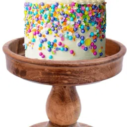 Cake Cupcake & Dessert Stand, Cupcake Display Stand, Party Cupcake Tower - 9 Inch Diameter Wooden Cake Server-35