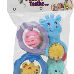zokato Rattles Set for Kids Set of 5 Assorted Design Rattle image 5