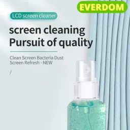 CORSOR Liquid Solution with Cloth to Clean Mobile/Laptop Screen PACK OF 100ml X 4 for Computers, Laptops, Mobiles for Laptops, Mobiles image 2