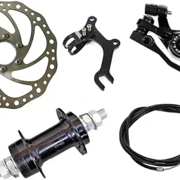BEST IN CLASS CYCLE FRONT WHEEL COMPLETE DISC BRAKE SET Bicycle Brake Disk-36