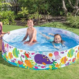 pezyox Ocean Reef Snap Set Pool 6'X15" Inflatable Swimming Pool (Multicolor) Inflatable Swimming Pool image 3