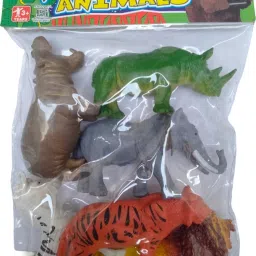 6 Realistic Wild Animal Toys for Educational Animal Figures for School Projects-42
