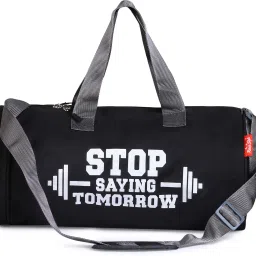 25 L Gym Duffel Bag - Duffle/Gym Bag/Shoulder Bag/Kit Bag for Men & Women - Black-image-6