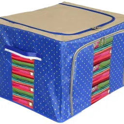 E Solutions WARDROBE ORGANISER/STORAGE BOX-526 (24LITERS) Poly-canvas Laundry Bag-picture-45