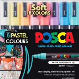 POSCA 5M 1.8-2.5 mm Bullet Shaped Soft Color Paint Marker Pen-19