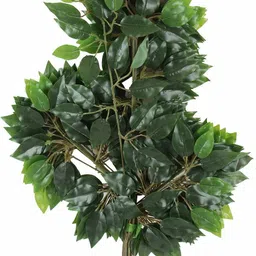 well art gallery Artificial Decorative Ficus 42 Leaves indoor&outdoor(60 cm Tall,Set of 12,Green) Artificial Plant-picture-15