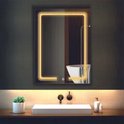 Led Mirror with Light Bathroom Wall Decor Makeup Room 18x24 Inch LT91 Bathroom Mirror-picture-34