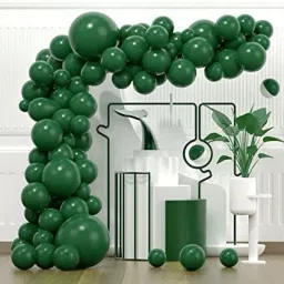 50pcs deep green balloon for birthday, wedding party decoration kit-image-82