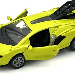 Metal Car Toy Sports 1:32 Scale Die Cast Open Doors Pull Back Best Gift for Kids-image-71