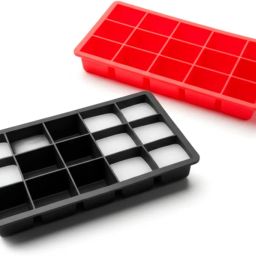 Red, Black Silicone Ice Cube Tray-image-73