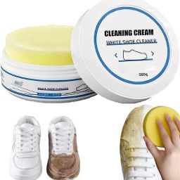 GatiH White Shoe Cleaning Cream Shoe Cleaning Kit Canvas Shoe Cream-image-1