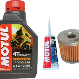 SCOOTER LE 5W40 - 800ML & SCOOTER GEAR - 80w90 WITH OIL FILTER FOR ACCESS Combo-25