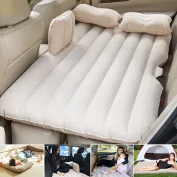 car BH-0720 Mattress with Two Air Pillows, Car Air Pump and Repair Kit Car Inflatable Bed-image-80
