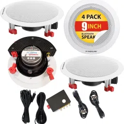 Powerlink Bluetooth Ceiling Speakers(Pack Of 4) (30W EACH) 120 W Bluetooth Home Theatre image 4