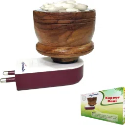 Electrical Camphor Diffuser, Burner,Kapoor Machine, Wooden Incense Holder-17