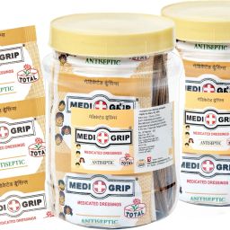Adhesive Band Aid (Pack of 200) Square First Aid Tape-image-77