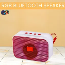GUGGU M412 (PORTABLE BLUETOOTH DESKTOP SPEAKER) Dynamic Thunder Sound With Hi BassM143 5 W Bluetooth Speaker-image-37