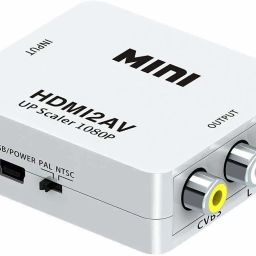 Etzin HDMI to AV Converter, UP Scaler 1080P HD Video Converter, HDMI to 3RCA CVBS Converter Adapter Supporting PAL/NTSC (HDMI-to-AV) 1080 inch Blu-ray Player-16