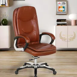 ERGONOMIC C.E.O High Back Chair Made With 1st Grade High Density Foam/ Imported Leatherette Office Executive Chair-19