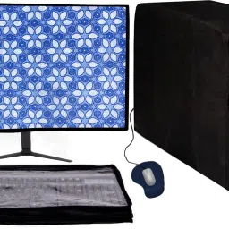 GUTSAV SALES COMPUTER COVER 3 SET 24 INCH for 24 inch MONITER, KEYBOARD, CPU, TV - DESKTOP COVER FULL SET 24 INCH-image-7