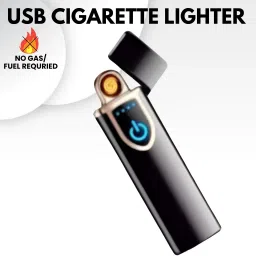 USB Cigarette Lighter for Smoking Windproof Slim Lighter with Fingerprint I143 USB Cigarette Lighter for Smoking Windproof Slim Lighter with Fingerprint I143 Pocket Lighter-1